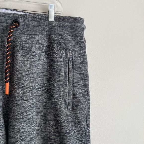 Superdry Orange Label Joggers Mens XL Gray Slim Fit Fleece Lined Sweatpants - Picture 3 of 11